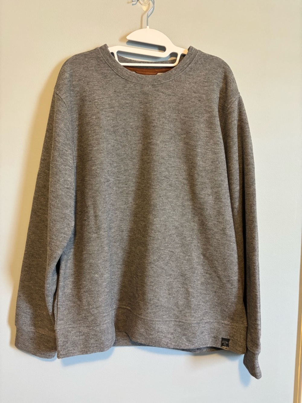 JACHS NY Men's Classic Crewneck Sweater in Gray